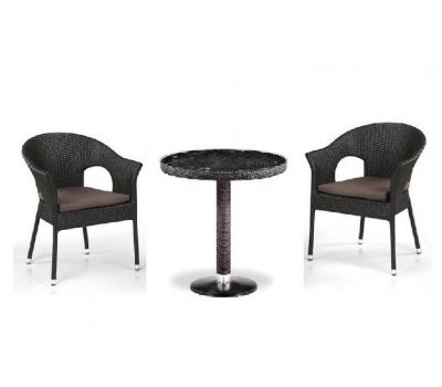 Комплект плетеной мебели из иск. ротанга T601/Y79A-W53 Brown 2Pcs от производителя  Afina по цене 37 686 р