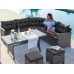 Комплект мебели плетеной из иск. ротанг AFM-307G-Grey от производителя  Afina по цене 150 660 р