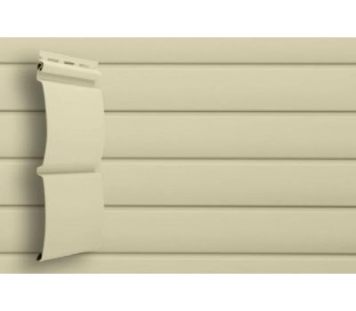 Виниловый сайдинг классик D4.8 Блокхаус - Слоновая Кость от производителя  Grand Line по цене 384 р