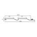 Виниловый сайдинг классик, Корабельный брус 3,66 м - Графит от производителя  Grand Line по цене 358 р
