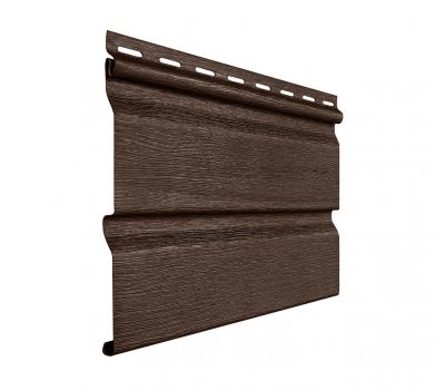 Виниловый сайдинг - Standart, Коричневый от производителя  Fineber по цене 312 р