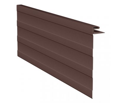 J-фаска ( ветровая, карнизная планка ) коричневая для винилового сайдинга от производителя Россия по цене 768 р J-фаска ( ветровая, карнизная планка ) коричневая для винилового сайдинга от производителя Россия по цене 768 р