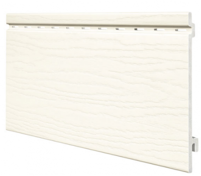 Виниловый сайдинг панель одинарная Kerrafront Classic - White от производителя  Vox по цене 1 608 р
