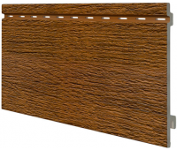 Виниловый сайдинг панель одинарная Kerrafront Wood Design - Golden Oak