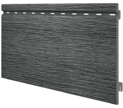 Виниловый сайдинг панель одинарная Kerrafront Wood Design - Graphite от производителя  Vox по цене 2 902 р