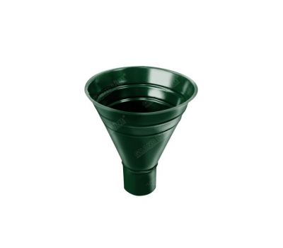 Воронка водосборная Зеленый (RAL 6005) от производителя  МеталлПрофиль по цене 2 130 р