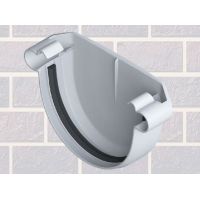 Заглушка желоба Белая Заглушка желоба Белая